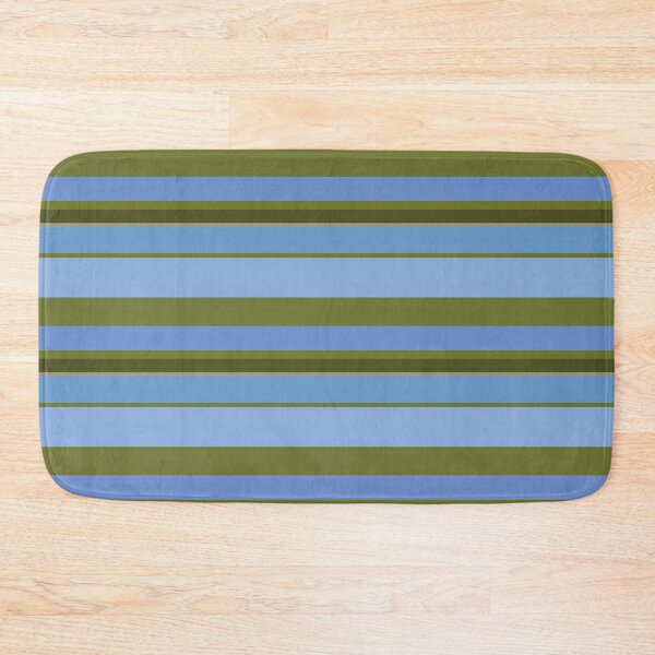Item preview, Green Palm Blue Sky of Crete Stripes designed and sold by ellenhenry.