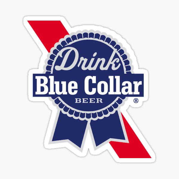 Pabst Blue Ribbon beer Sticker for Sale by Kimi T Aunola