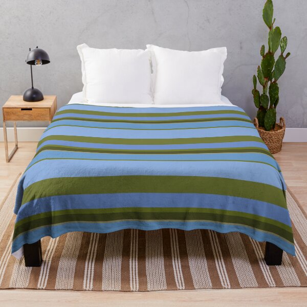 Item preview, Green Palm Blue Sky of Crete Stripes designed and sold by ellenhenry.