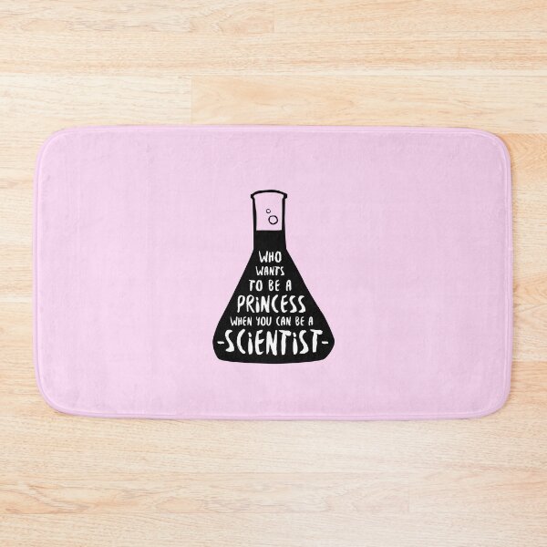 Item preview, Who wants to be a princess when you can be a scientist in pink designed and sold by whatafabday.