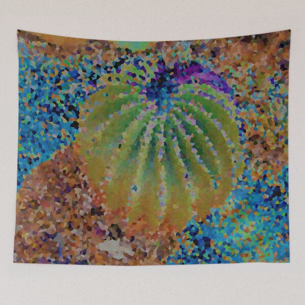 Item preview, Blue Barrel Cactus FIREWORKS designed and sold by XCEEDTRANSITION.