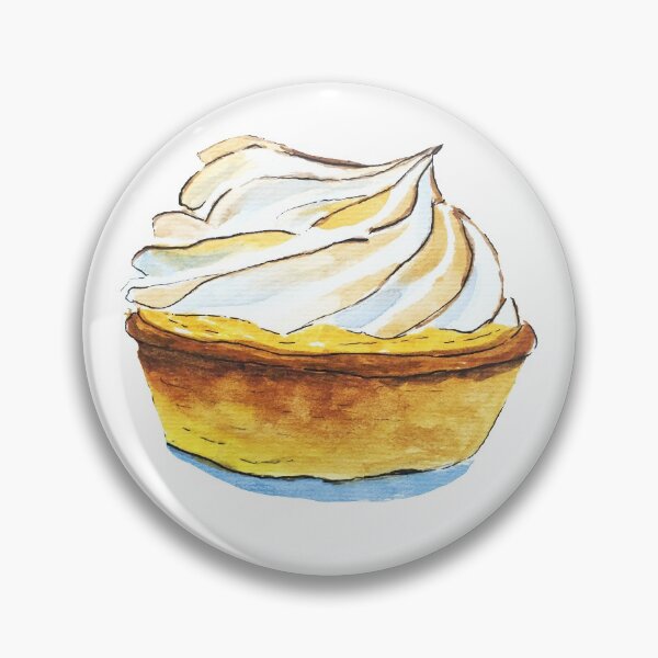 Item preview, Lemon meringue Watercolor illustration designed and sold by DaryaGeft.
