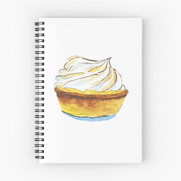 Item preview, Lemon meringue Watercolor illustration designed and sold by DaryaGeft.