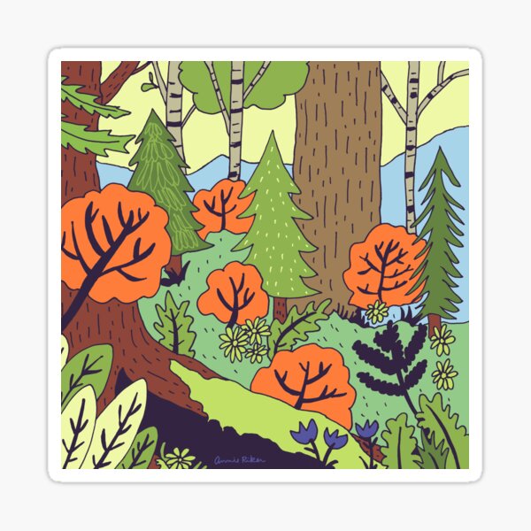 Pisgah Forest Sticker