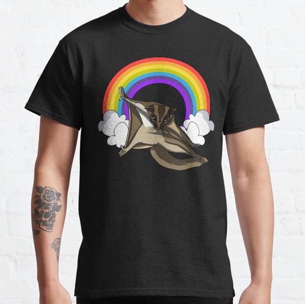 Sugar Glider Rainbow Classic T-Shirt