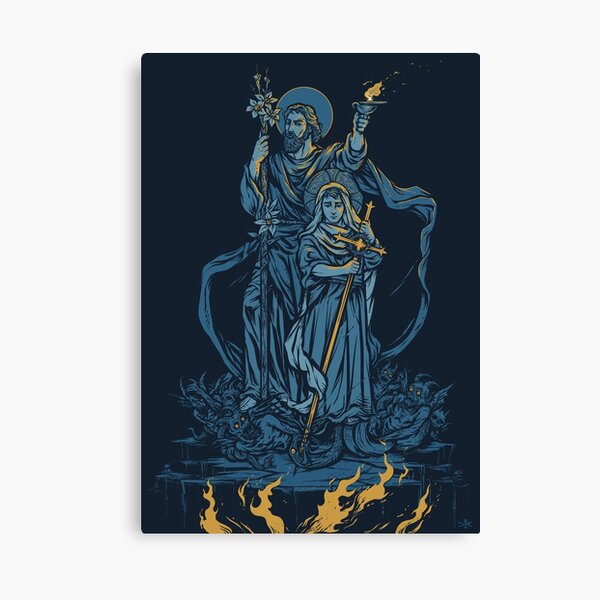 Terror of Demons - Dark Version Canvas Print