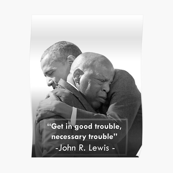 For the legend John R. Lewis Poster