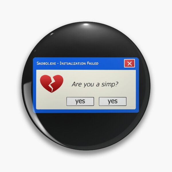 Item preview, Simp Boy Error Message designed and sold by Rinnnce Designs.