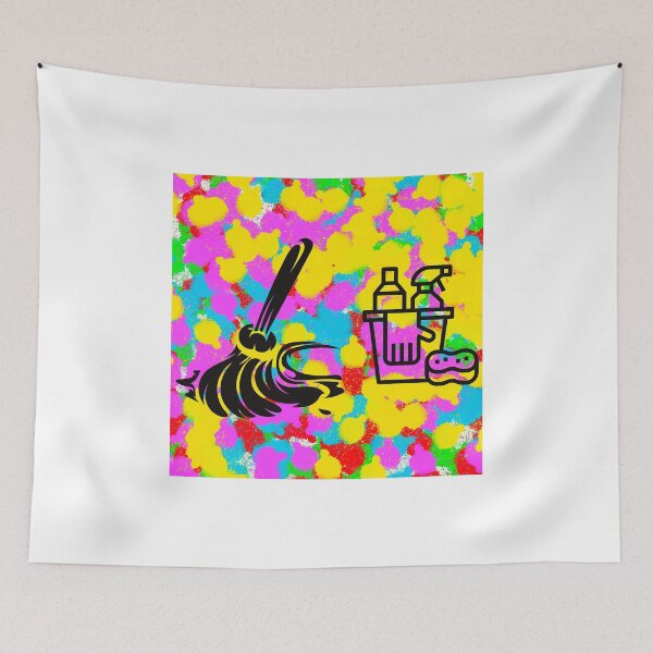 Item preview, Cleaning Pop Colour/Color Tie Dye Background Funky Cool designed and sold by IBMClothing.