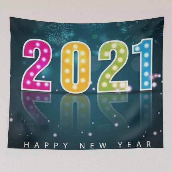 Item preview, happy new year 202 designed and sold by Fine Art California.