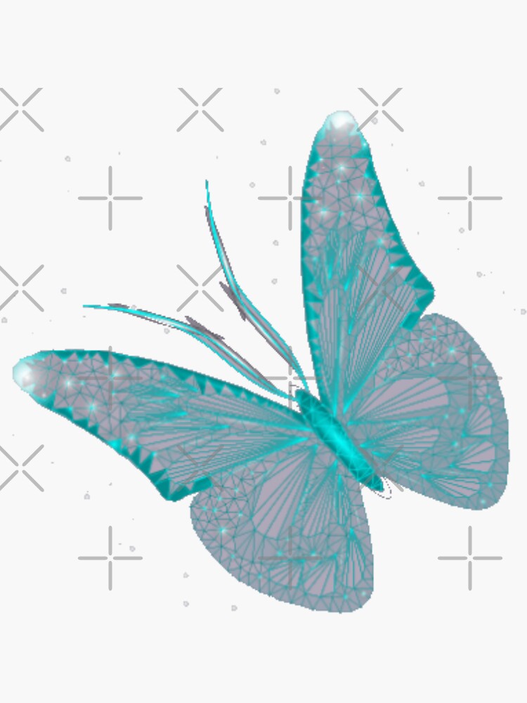 Butterfly Sticker By Moni3572 Redbubble