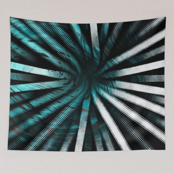 Item preview, Circular Lines Aqua designed and sold by SirkDesignsLtd.
