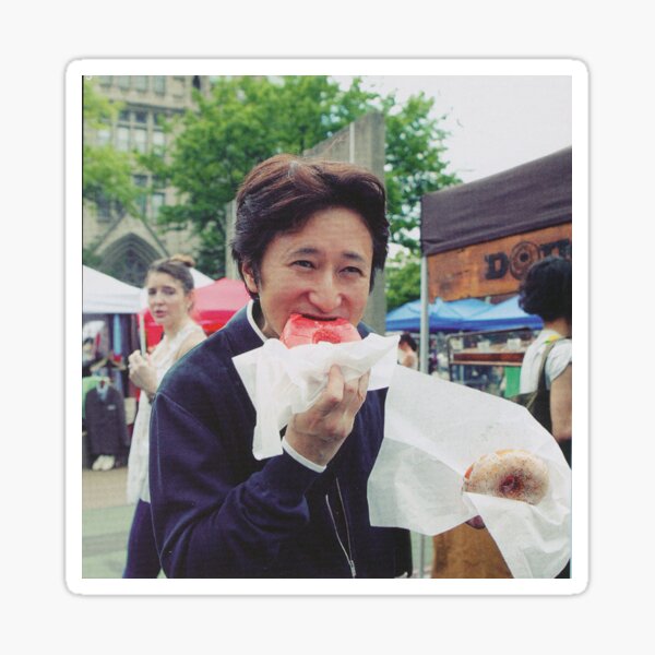 Item preview, Araki Hirohiko eating a doughnut designed and sold by MarkM447.