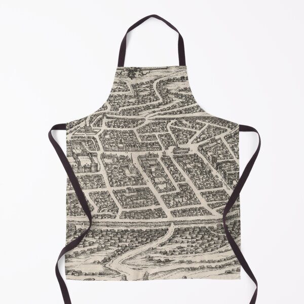 Item preview, Vintage Map of Vilnius Lithuania (1581) designed and sold by BravuraMedia.