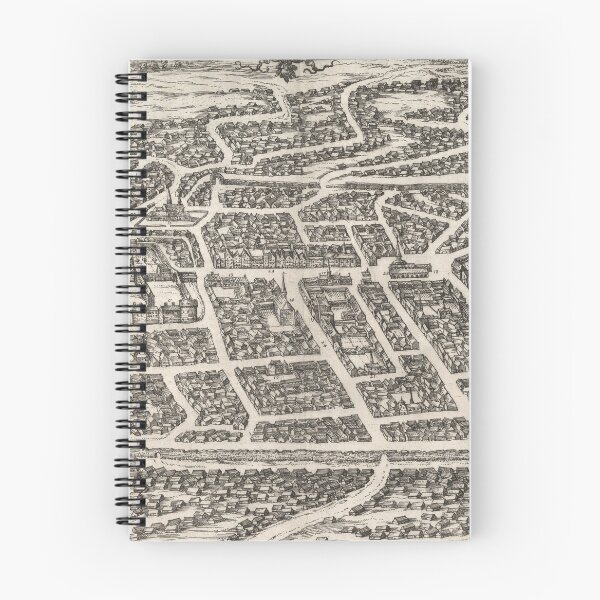 Item preview, Vintage Map of Vilnius Lithuania (1581) designed and sold by BravuraMedia.