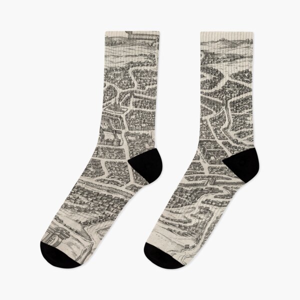 Item preview, Vintage Map of Vilnius Lithuania (1581) designed and sold by BravuraMedia.