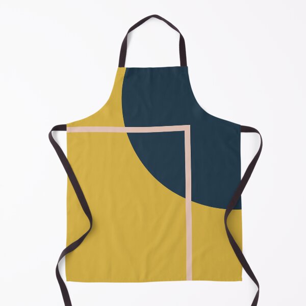 Item preview, Abstract Geometric Minimalist Navy Blue, Mustard Yellow, and Blush Pink designed and sold by kierkegaard.