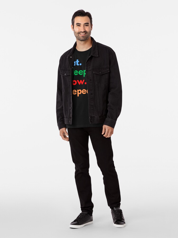Alternate view of Eat. Sleep. Row. Repeat. Premium T-Shirt