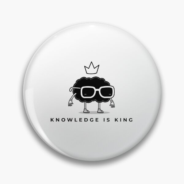 Item preview, Knowledge is king designed and sold by RufusTangen.
