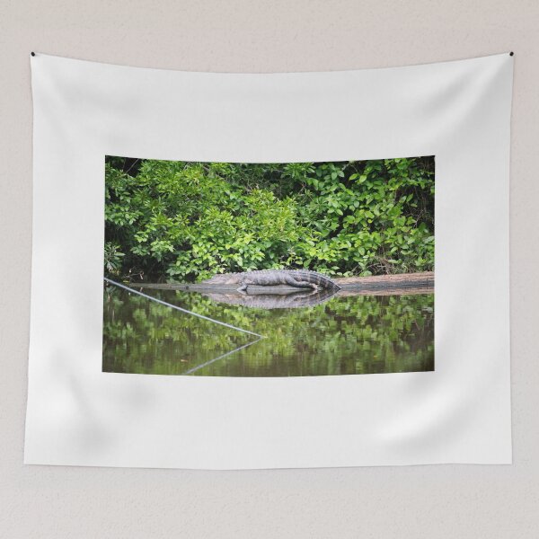 Item preview, Alligator Resting On Log designed and sold by Cynthia48.