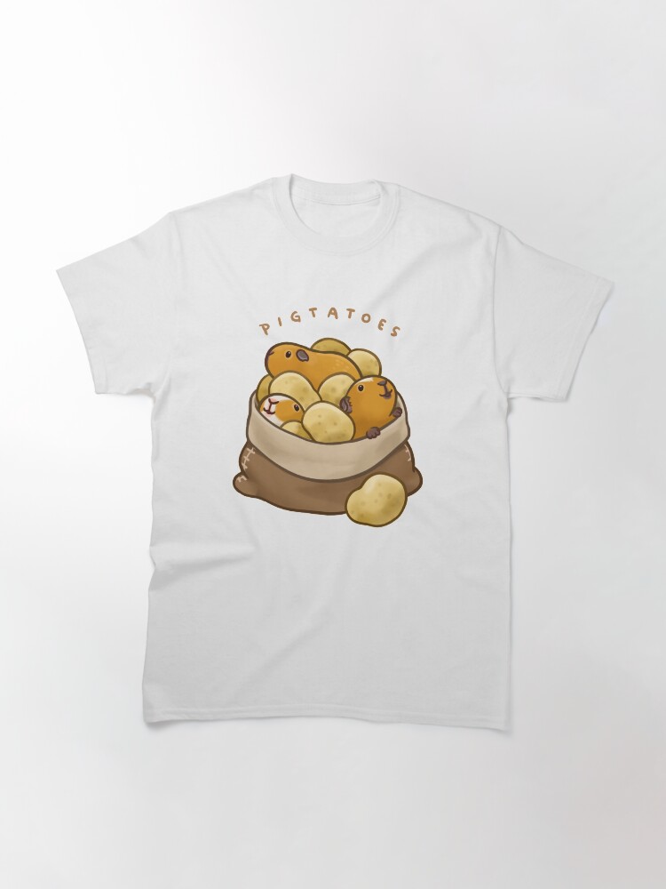 Thumbnail 3 of 7, Classic T-Shirt, Pigtatoes designed and sold by pawlove.