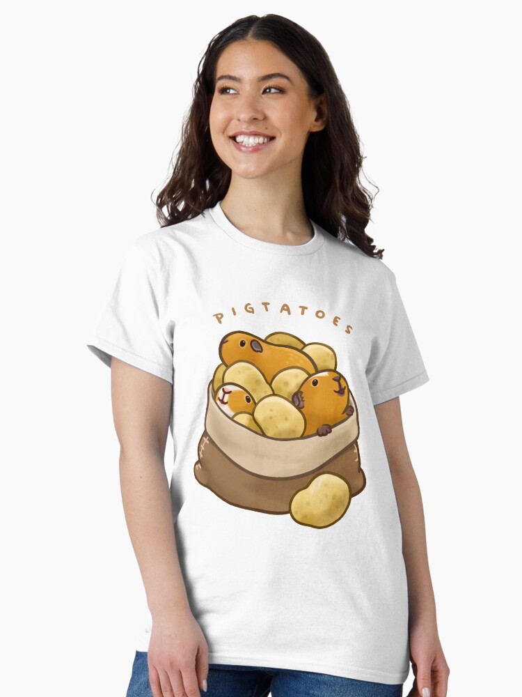 Thumbnail 2 of 7, Classic T-Shirt, Pigtatoes designed and sold by pawlove.