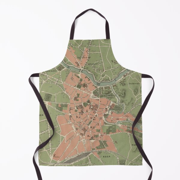 Item preview, Vintage Map of Vilnius Lithuania (1890) designed and sold by BravuraMedia.