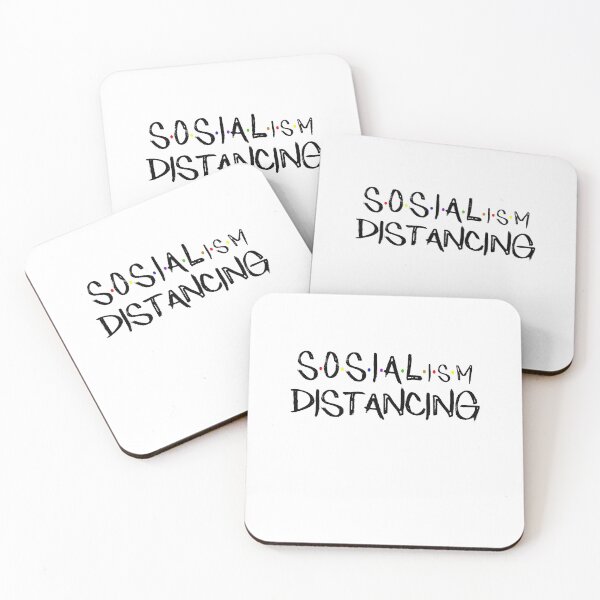 Item preview, Anti Socialism Funny Social Distancing Political Socialist designed and sold by AnimaLovers.