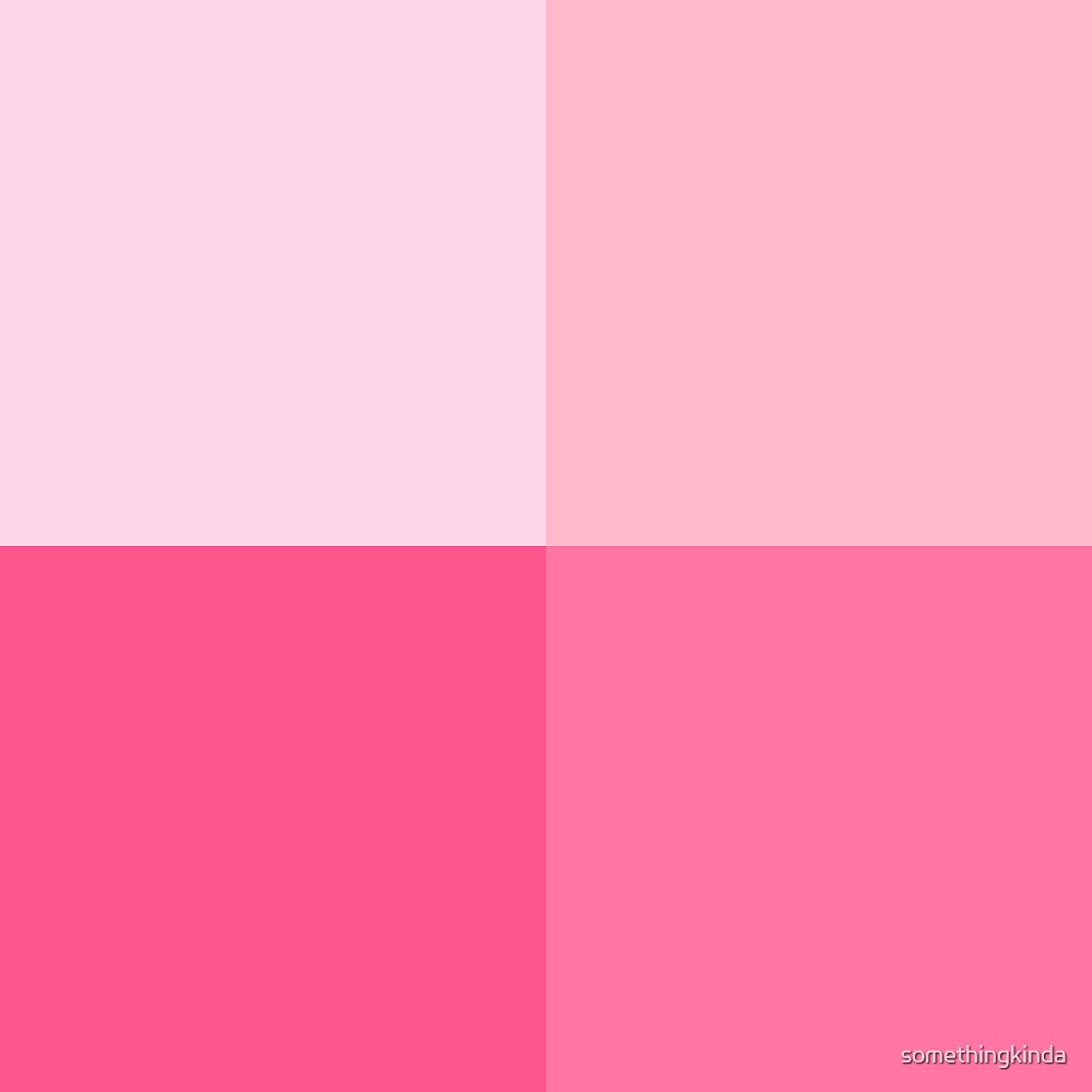 « Colour Blocks Pepto Bismol Hangover » par somethingkinda Redbubble