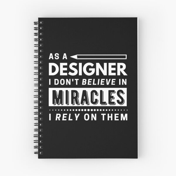 Item preview, As a designer I don't believe in miracles, I rely on them designed and sold by knst-wrk.