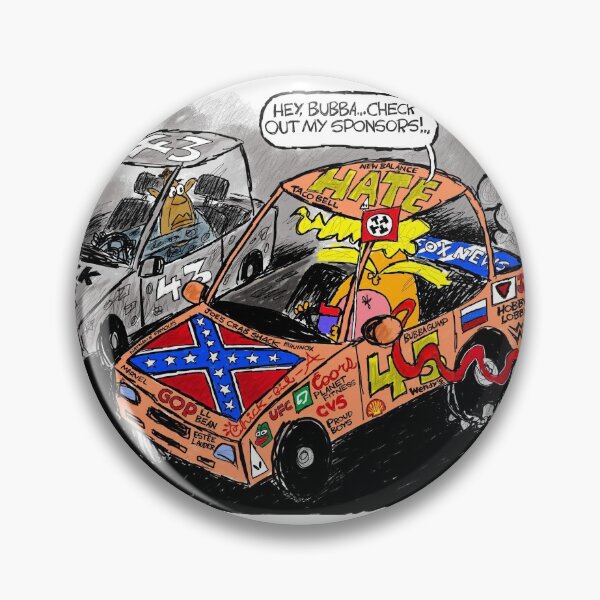 Item preview, Racing the Racist Trump designed and sold by Claytoonz.