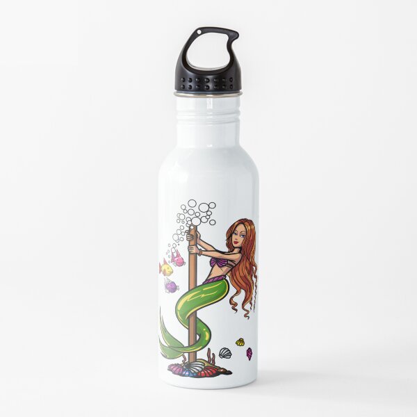 Mermaid Pole Dancing Water Bottle