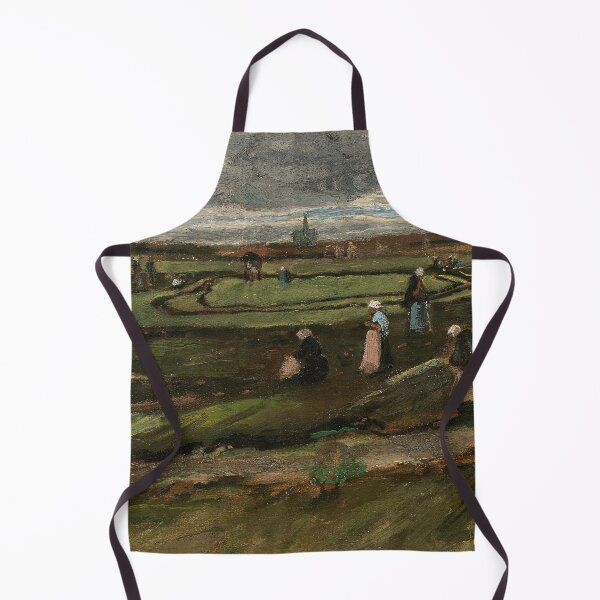 Item preview, Women Mending Nets in the Dunes designed and sold by TemporaryArt.