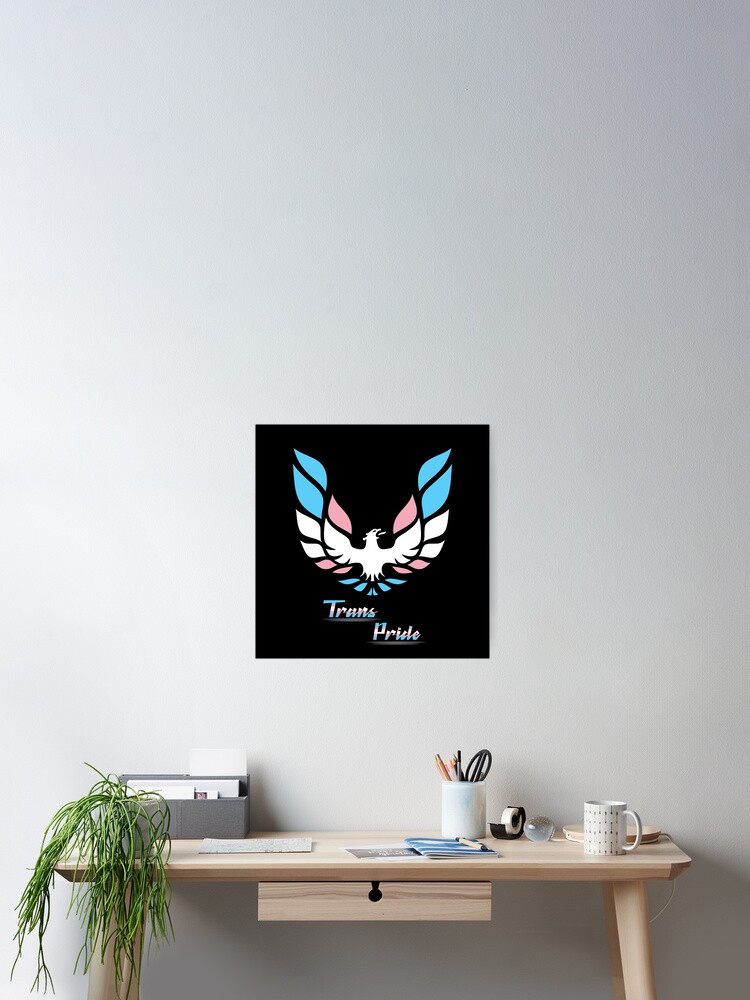 Thumbnail 2 of 3, Poster, Trans Am Trans Pride (Text) designed and sold by Skeletal-K9.