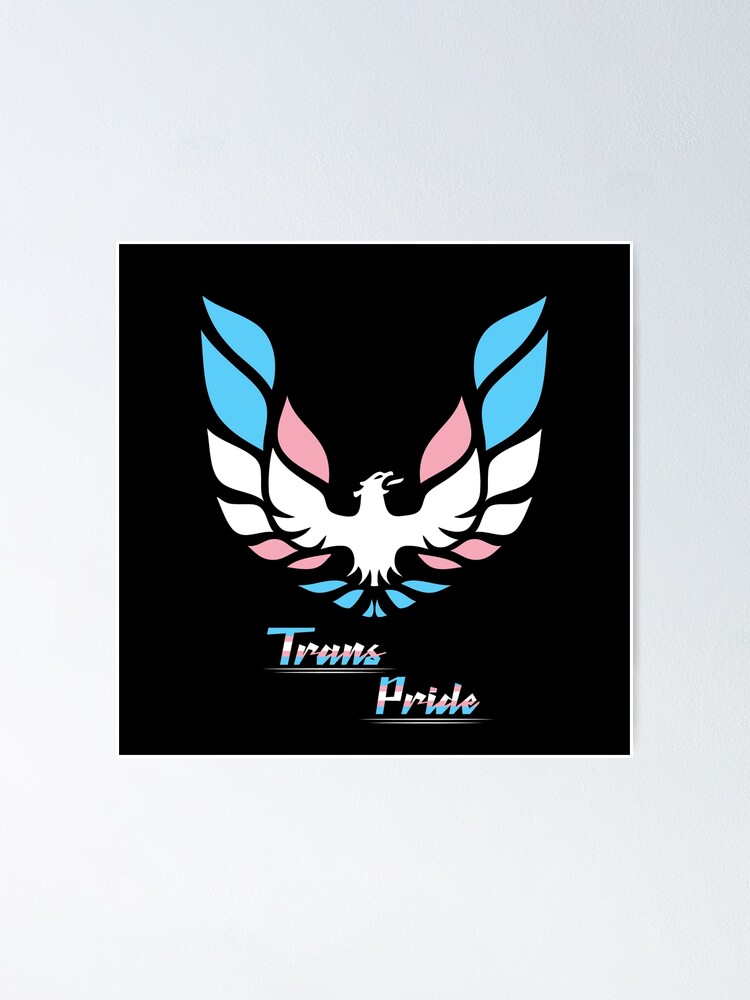 Thumbnail 1 of 3, Poster, Trans Am Trans Pride (Text) designed and sold by Skeletal-K9.