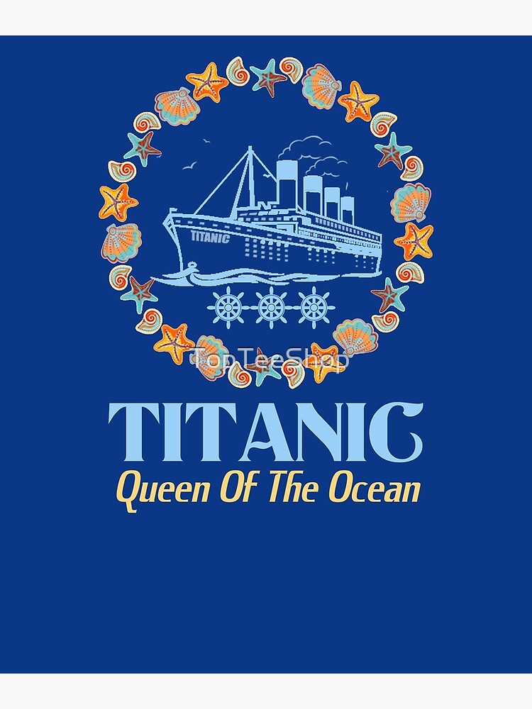 Titanic Queen Of The Ocean Vintage Cruise Sinking Ship Atlantic Voyage