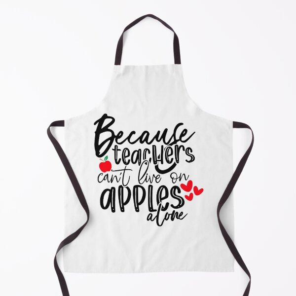 Item preview, Because teachers can’t live on apples alone designed and sold by purpleblobart.