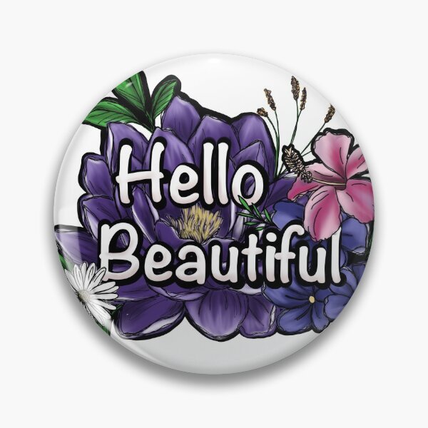 Item preview, Wileys Wear Kind Mind Line Hello Beautiful designed and sold by Wileys-Wear.