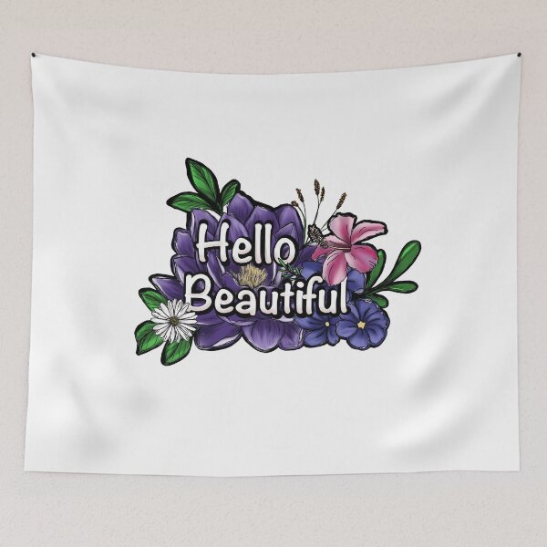Item preview, Wileys Wear Kind Mind Line Hello Beautiful designed and sold by Wileys-Wear.