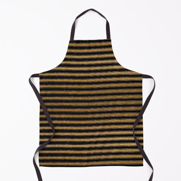 Item preview, Striped pattern elegant striped pattern in glitter gold black christmas designed and sold by Xarah.