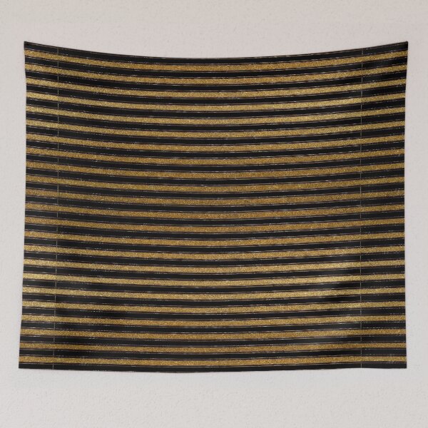 Item preview, Striped pattern elegant striped pattern in glitter gold black christmas designed and sold by Xarah.