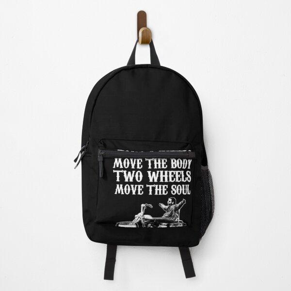 Item preview, Four wheels move the body; two wheels move the soul - Funny biker Gift designed and sold by Teenation9.