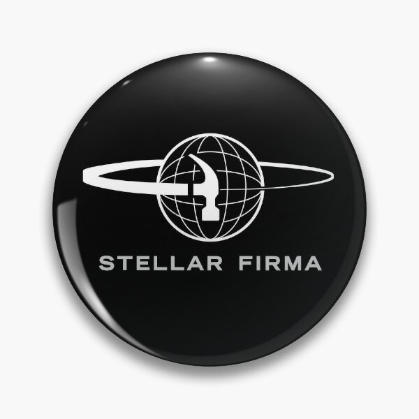 [Transparent] Stellar Firma Podcast Logo Pin