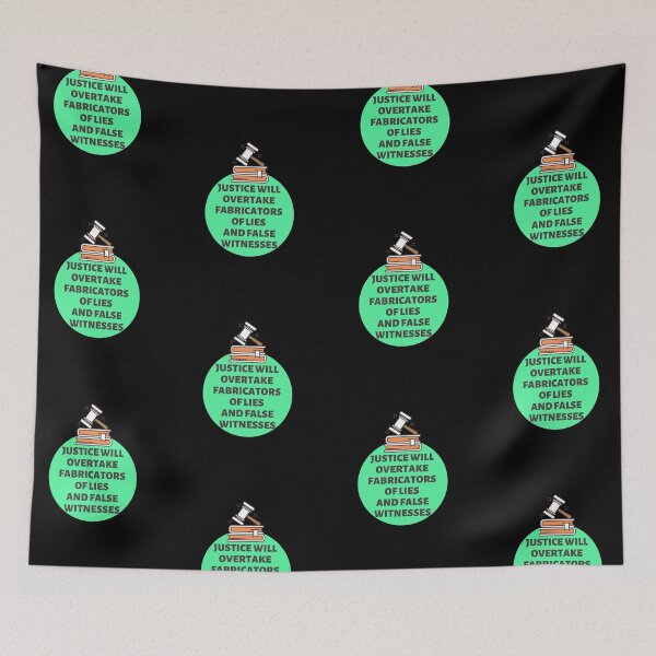 Item preview, Justice Will Overtake Fabricators Of Lies And False Witnesses. designed and sold by Aminovak.