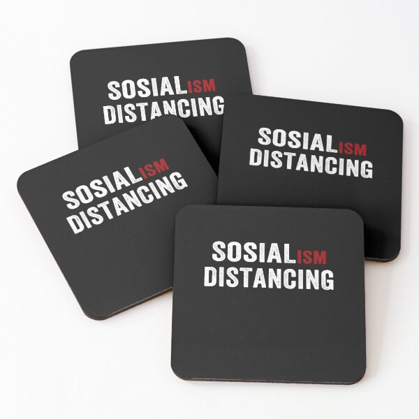 Item preview, Anti Socialism Funny Social Distancing Political Socialist designed and sold by AnimaLovers.