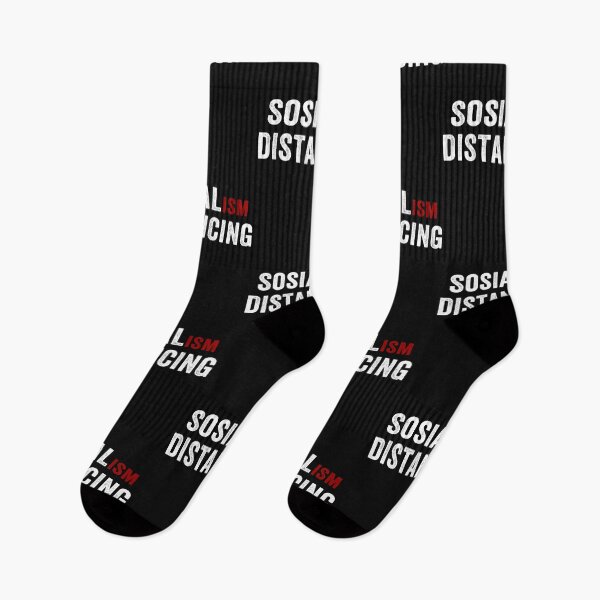 Item preview, Anti Socialism Funny Social Distancing Political Socialist designed and sold by AnimaLovers.