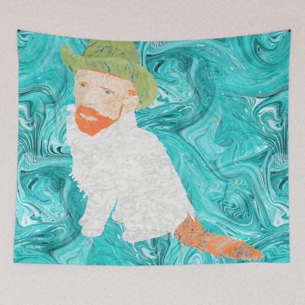 Item preview, Turkish Van (Gogh) designed and sold by MarbleCloud.
