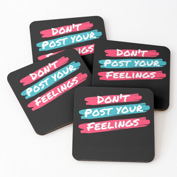 Item preview, Don't Post Your Feelings designed and sold by zugharo2019.