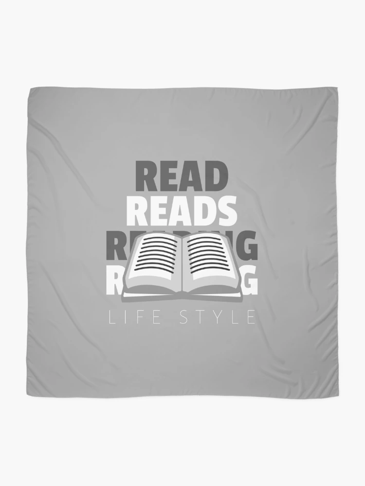 Thumbnail 2 of 3, Scarf, Read, Reads, Reading designed and sold by RufusTangen.