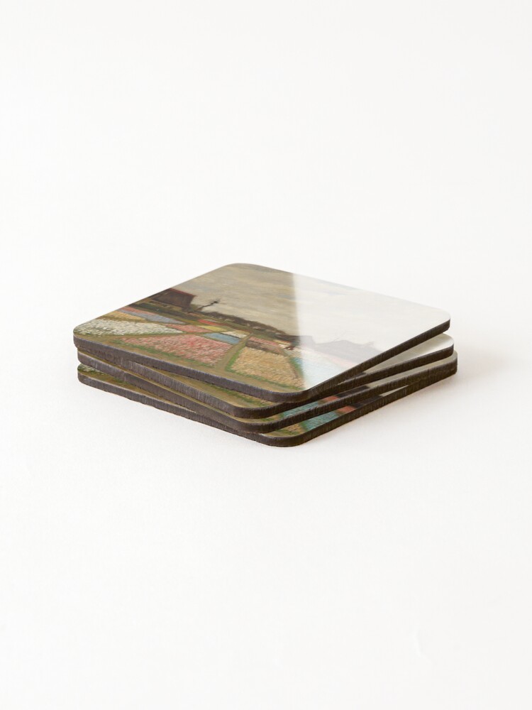 Thumbnail 4 of 5, Coasters (Set of 4), Bulb fields designed and sold by TemporaryArt.